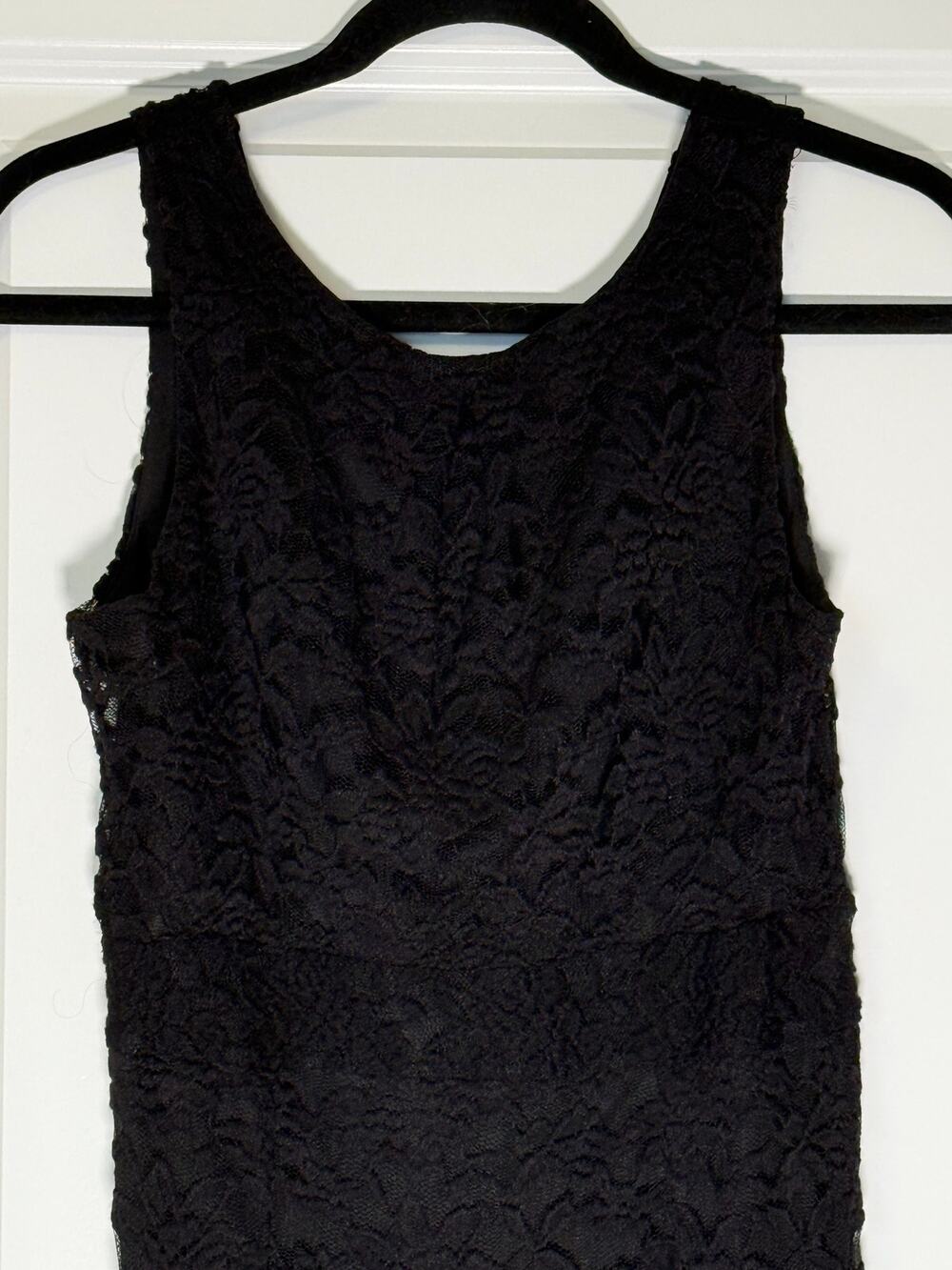 Allen B. by Allen Schwartz Black Lace Dress